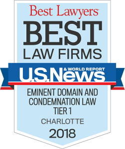 best law firm charlotte eminent domain 2018